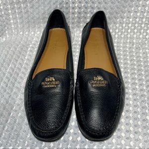 Classic COACH Opal Black Loafers Size 8B